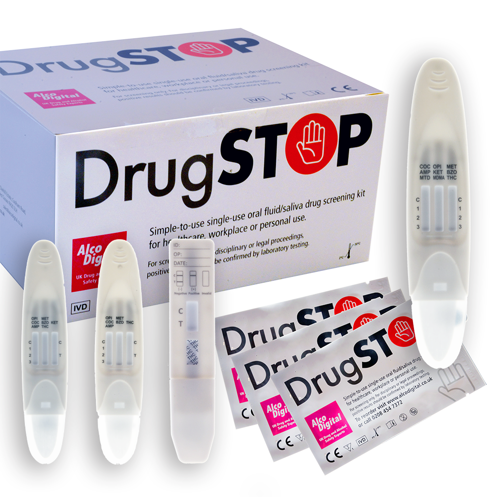 DrugStop Saliva 9 Panel Drug Test Kit