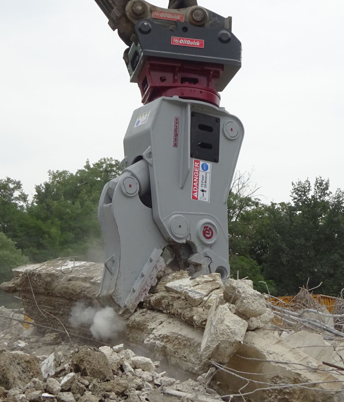 Demarec Pro-Line DLP hydraulic rotating pulveriser range 