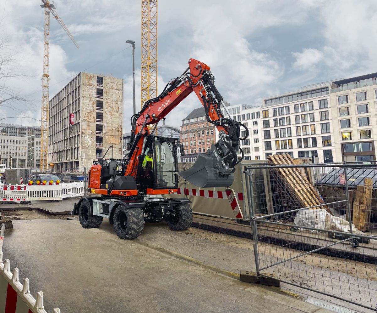 Kubota and Liebherr announce partnership for OEM supply of Wheeled Excavators