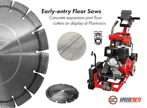 Early-Entry Concrete Floor saws
