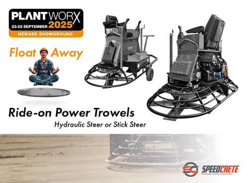 Ride-on Power Trowels