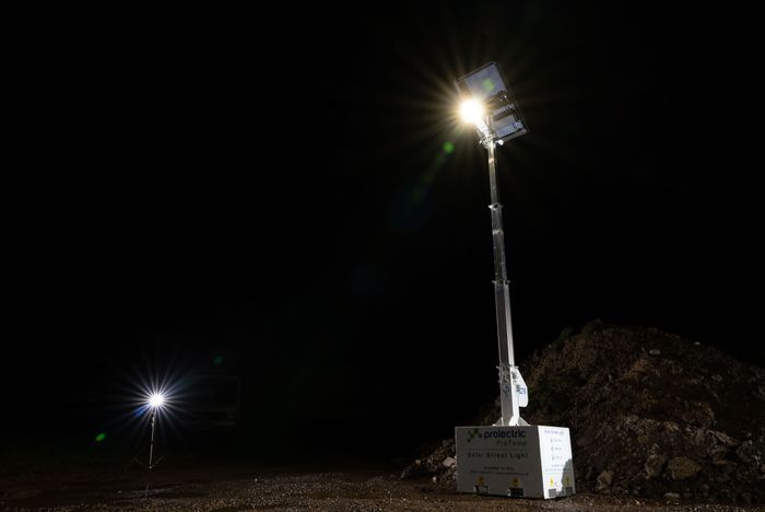 ProTemp Solar Column Street Lighting