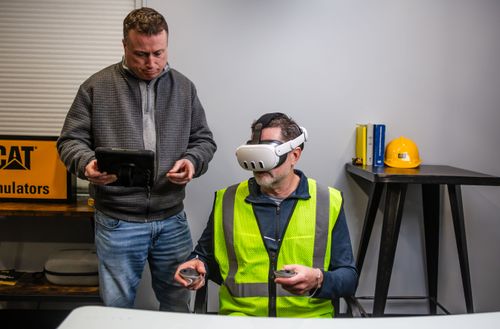 Cat® Simulators to debut new excavator simulator alongside VR paving and CTL training at PlantWorx 2025