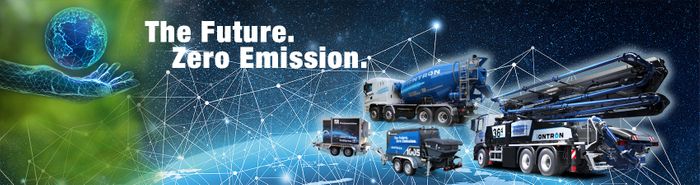 Putzmeister Iontron 36 (M36-i) – Hybrid-electric truck-mounted concrete pump