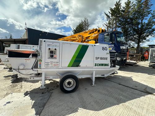 Ramcrete brings Schwing 1800E static concrete pump to the Site Sustainability Showcase at PlantWorx 2025