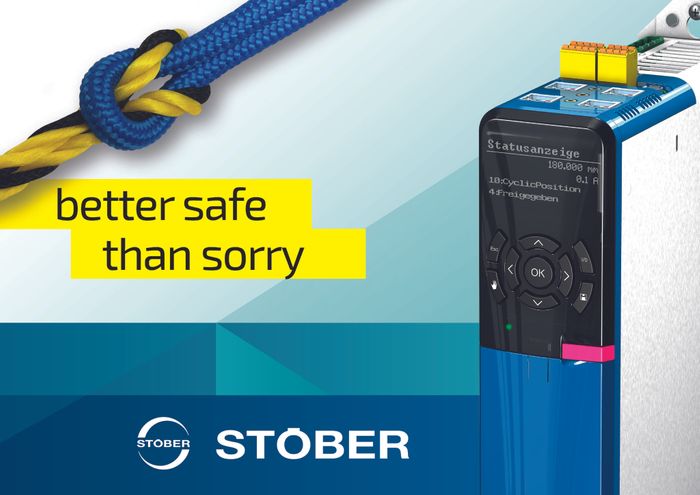 Play it safe with the STOBER SD6 drive controller