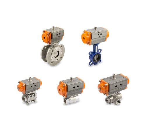 Multiple-fluid process valves - Actuated valves Series EV and RV-FLUID