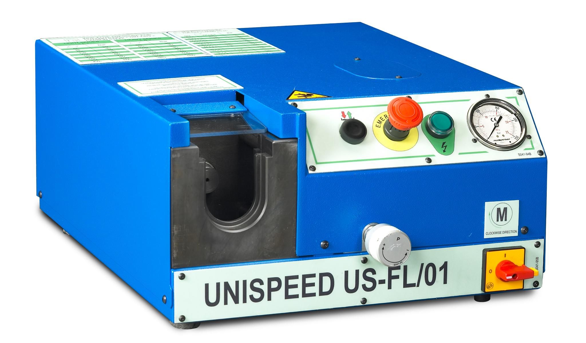 Flaring and preassembling machine Unispeed USFL/01 Drives & Controls