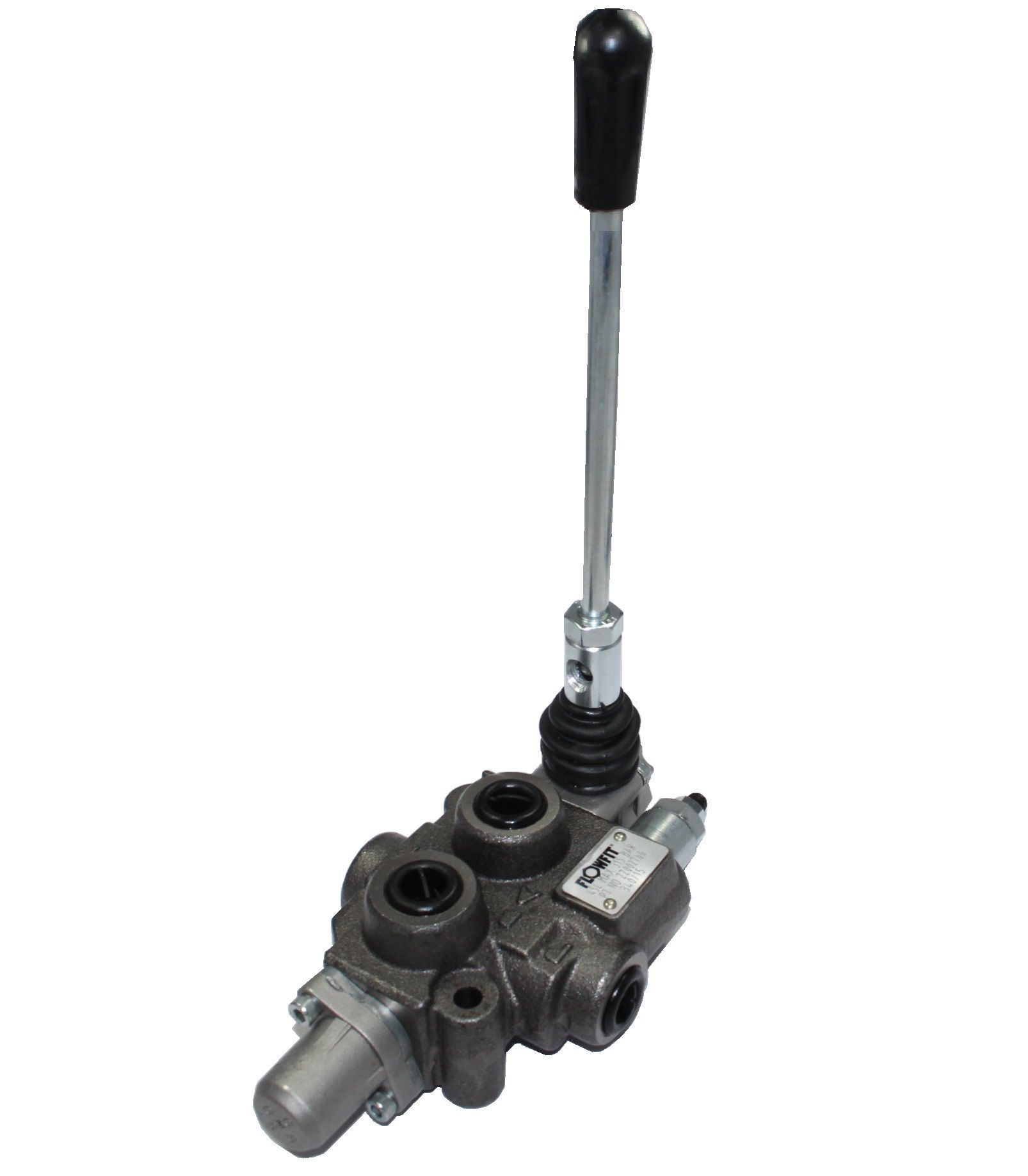 Flowfit 1 Bank, 3/8 BSP, 45 L/Min Double Acting 3 Position Spring Return Hydraulic Monoblock