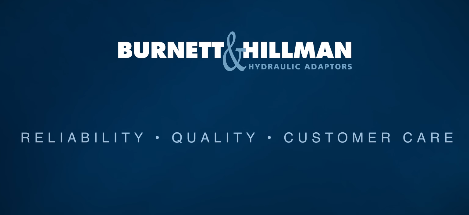 Burnett & Hillman Hydraulic Adaptors