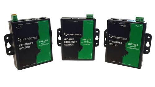 Brainboxes Launch New 8-Port Light Industrial Ethernet Switch