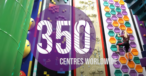 Clip 'n Climb - more than 350 centres opened around the world
