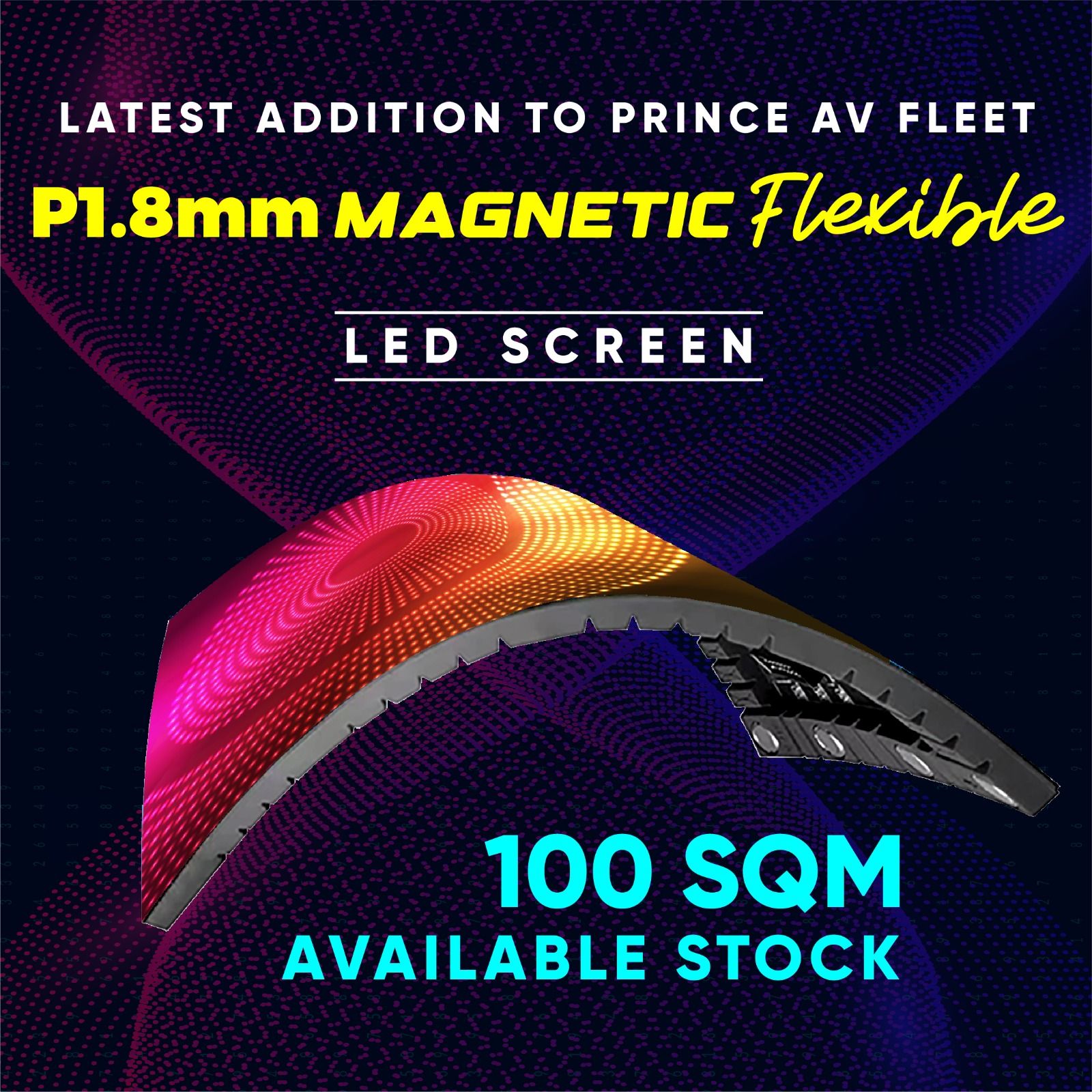 Unleash Creativity with our 1.8mm Flexible LED Screen
