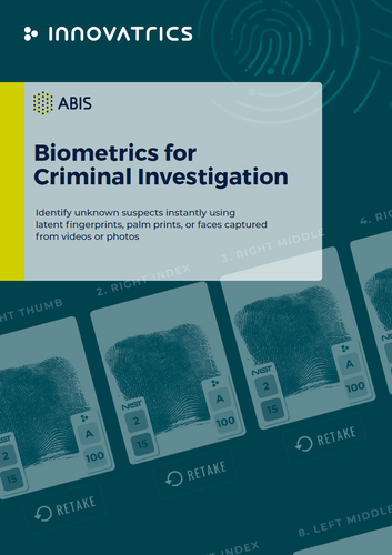 Innovatrics - Biometrics for Criminal Investigation