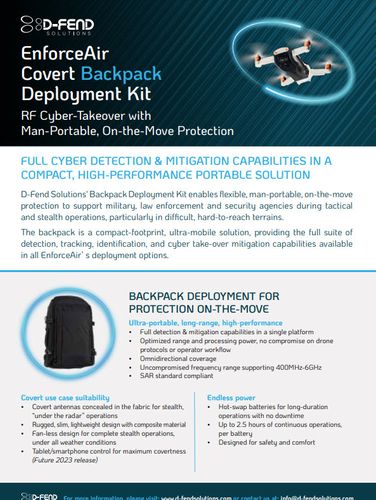 EnforceAir2 Backpack Kit