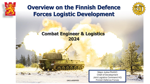 09:00 AM - Overview on the Finnish Defence Forces Logistic Development