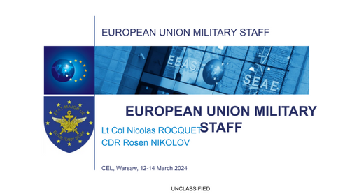 10:00 AM - Military mobility in EU: major stakeholders