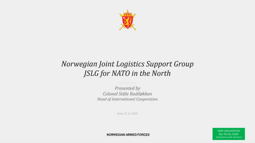 11:15 AM - Multinational support frameworks and tactical logistics support for NATO