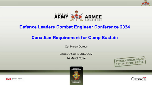 11:45 AM - Smart management systems in military camps – CAMP SUSTAIN