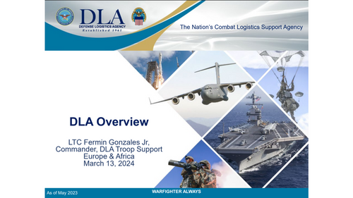 12:15 AM - How the DLA is ensuring enhanced security of troops/supply