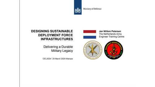 13:45 PM - Designing Sustainable Deployment Force Infrastructures – Delivering a Durable Military Legacy