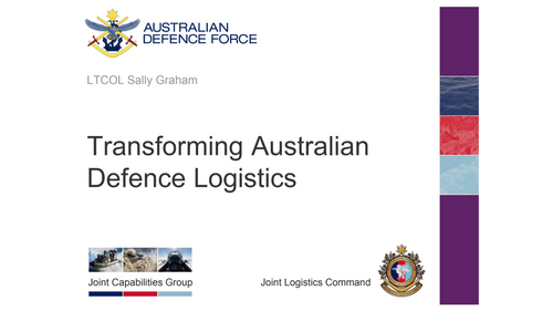15:15 PM - Transforming Defence Logistics: Realising the sustainable joint force