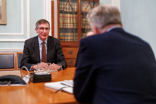 Australia’s Chief of Defence Force meets with UK's General Jim Hockenhull