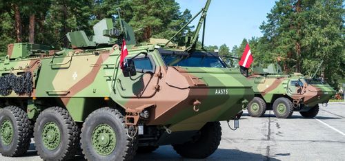 Latvian Army Takes Delivery Of First Home-Produced Armoured Personnel Carrier