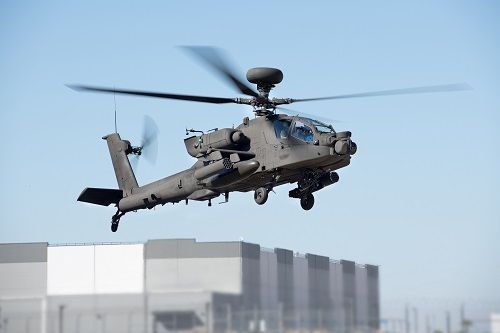 Enhanced AH-64E Apache Completes First Flight