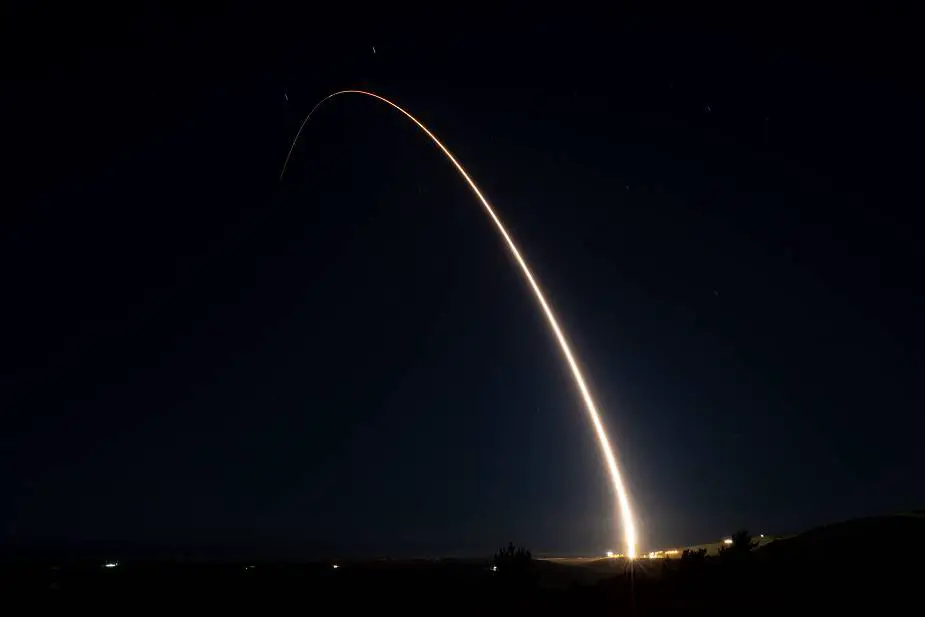 US Conducts Test Launch Of Minuteman III ICBM Missile Equipped With ...