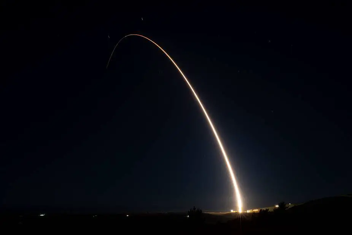 US conducts test launch of Minuteman III ICBM missile equipped with reentry vehicle
