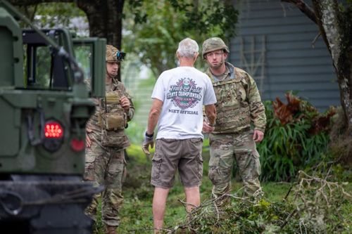 US Soldiers Pitch In With FEMA To Provide Hurricane Relief
