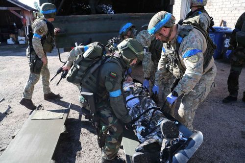 Four NATO Nations Link Up For Strong Shield 3