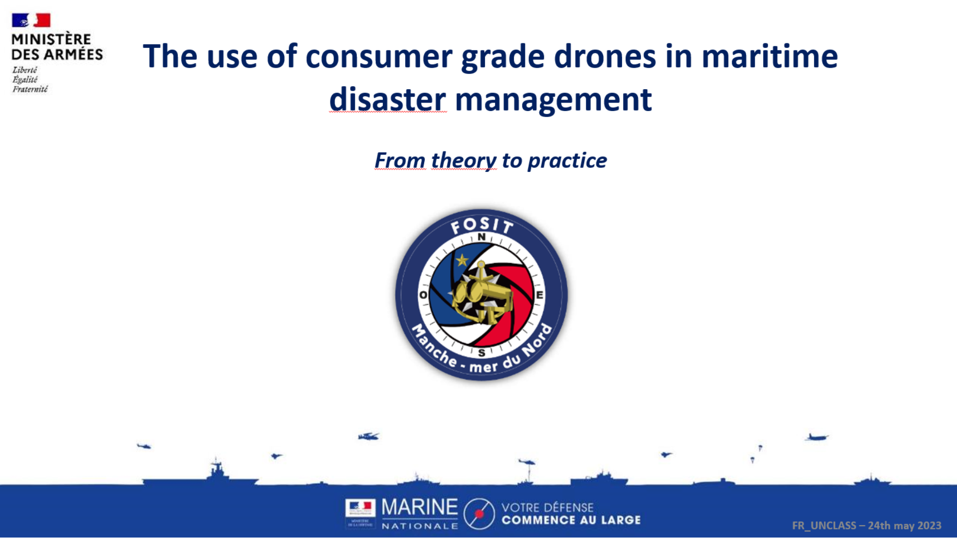09:45 – The use of consumer grade drones in naval damage control and maritime disaster management