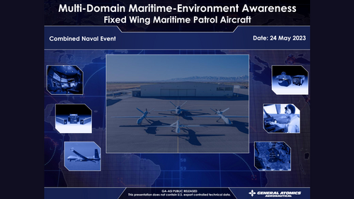 09:30 AM - Multi-domain maritime environment awareness - fixed wing maritime patrol aircraft
