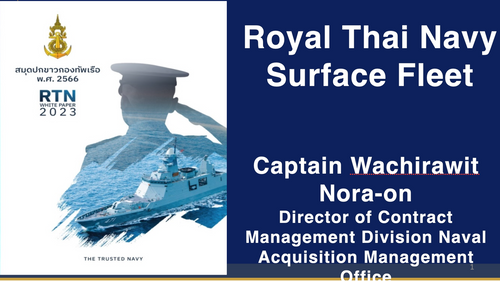 16:30 - Thai Surface Fleet: Adapting to current threats