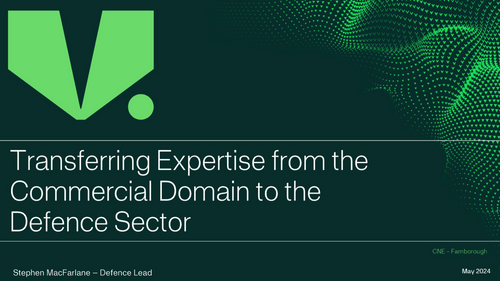 09:30 - Transferring expertise from the commercial domain to the defence sector