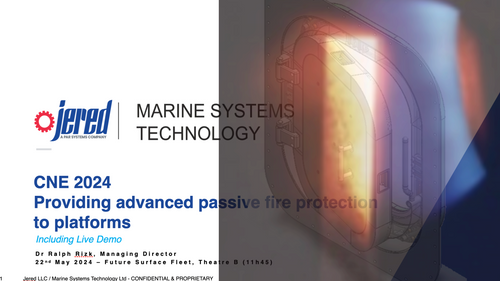 11:45 - Live demo: Providing advanced passive fire protection to platforms