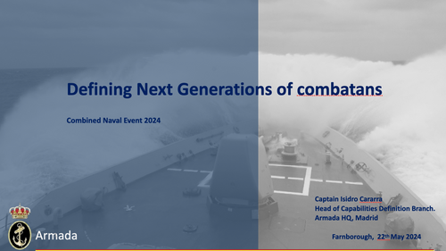 17:30 - Defining the next generation of combatants