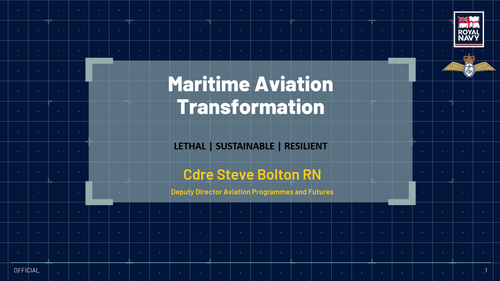 09:00 - Maritime aviation transformation (NON RELEASABLE)