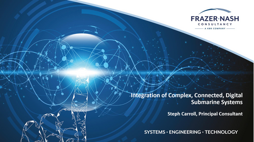 11:45 - Integration of complex, connected, digital submarine systems