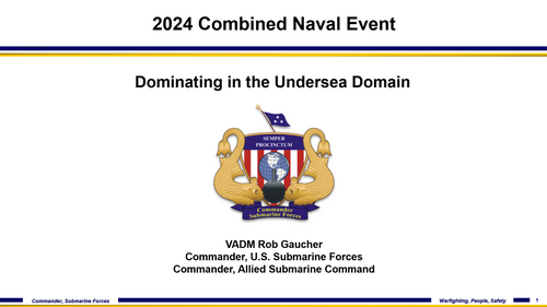 09:00 - Dominating in the underwater domain