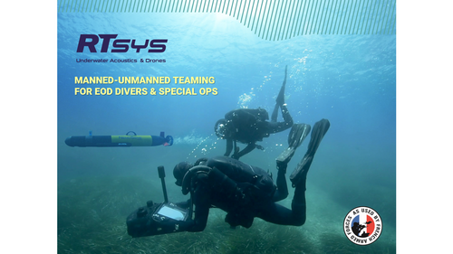 16:30 - Manned-Unmanned Teaming solution for EOD divers and Special Ops