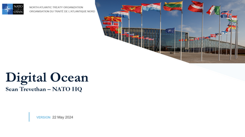 10:00 - Enhancing NATO's maritime situational awareness from seabed to space - Digital Ocean