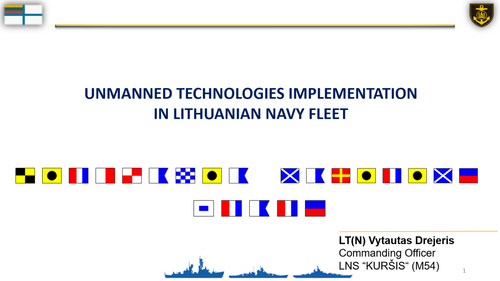 10:00 - MCMV regeneration: upgrading sensors, launch and recovery capabilities