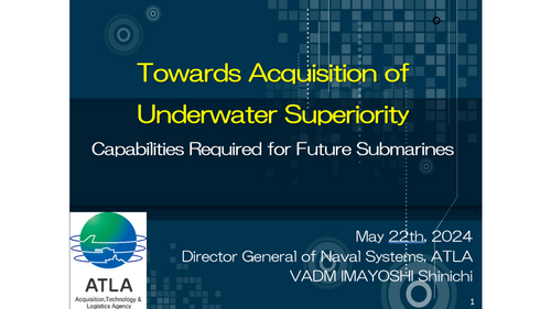 09:00 - Toward underwater superiority - capabilities for future submarines