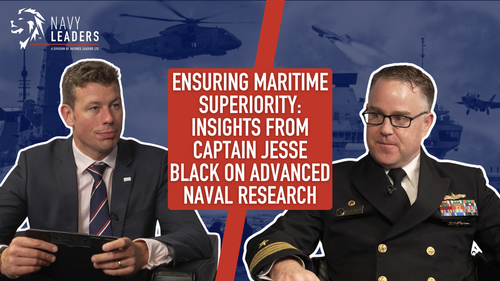 Ensuring Maritime Superiority: Insights from Captain Jesse Black on Advanced Naval Research