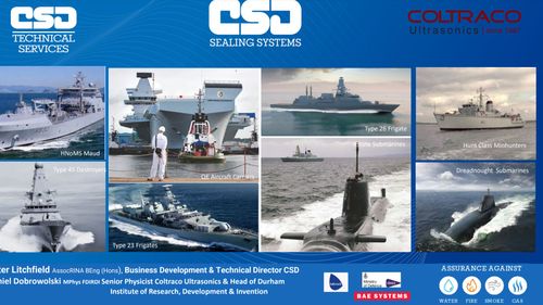 11:25 - Enhancing vessel survivability through advanced cable transits and pipe penetrations, and use of ultrasonics