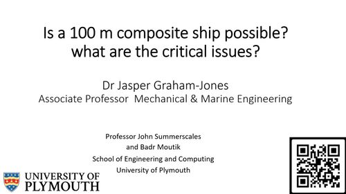 16:20 - Are large composite ships possible? The critical safety requirements and other considerations