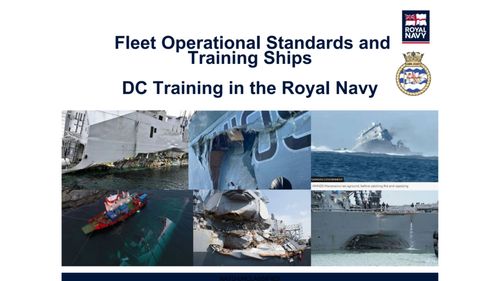 09:00 - FOST and DC training in the Royal Navy